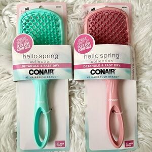 Conair detangling and fast dry brushes